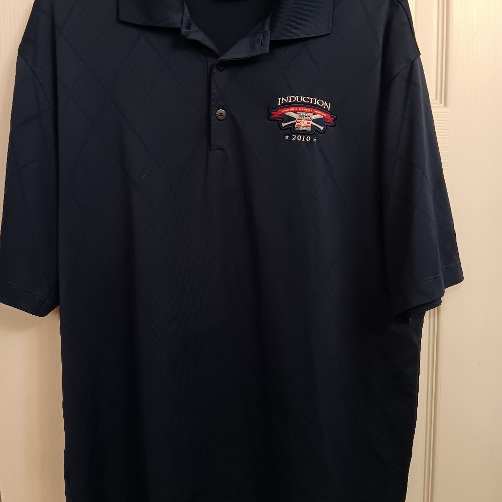 NIKE 2010 Hall Of Fame Induction Polo Shirt Dawson Harvey Herzog Men's Sz Large